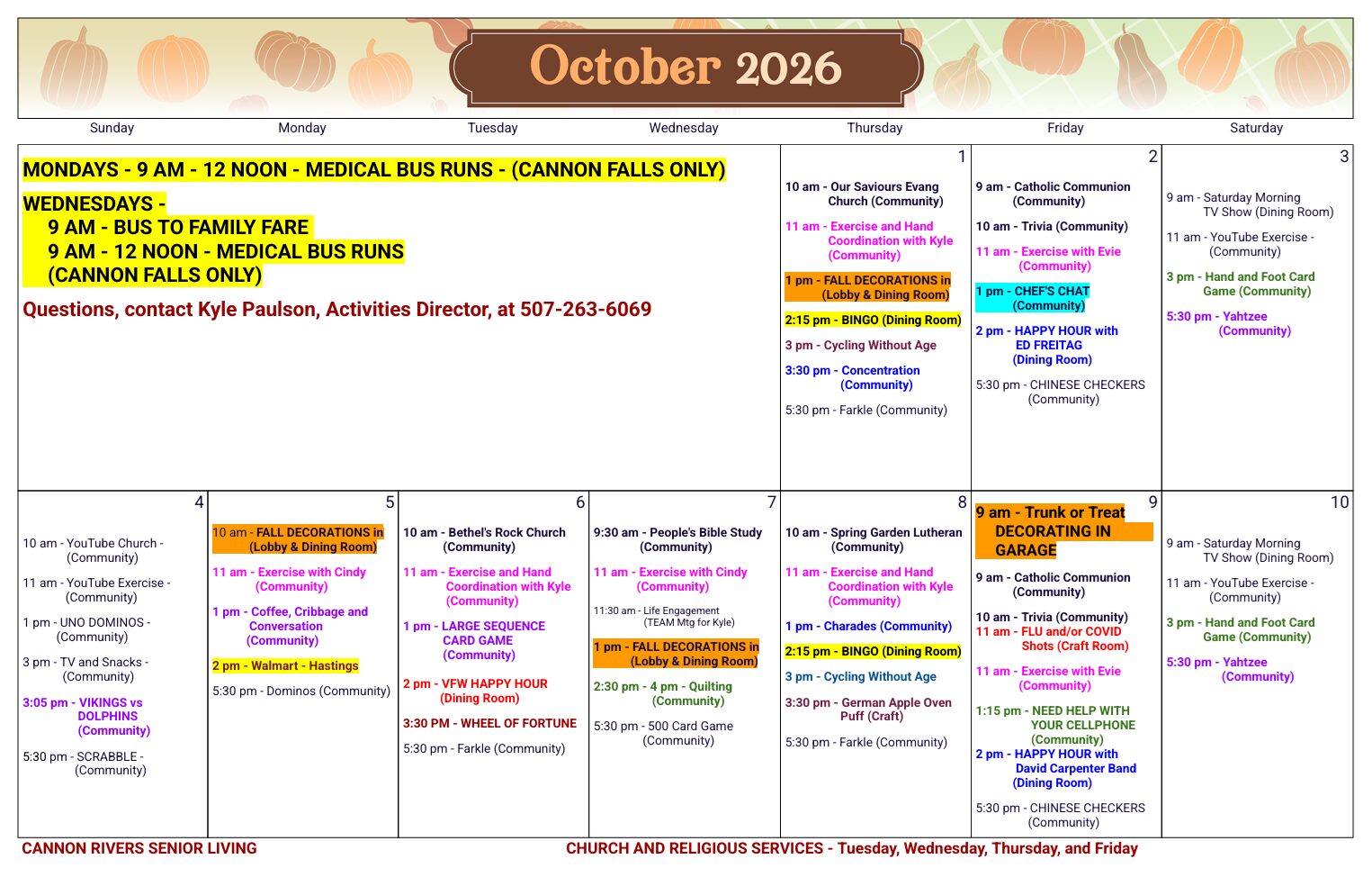JULY 2026 CALENDAR